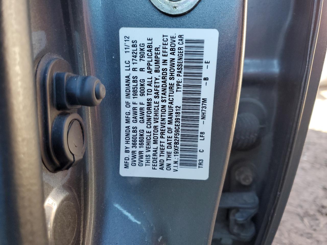 2012 Honda Civic - Image 15