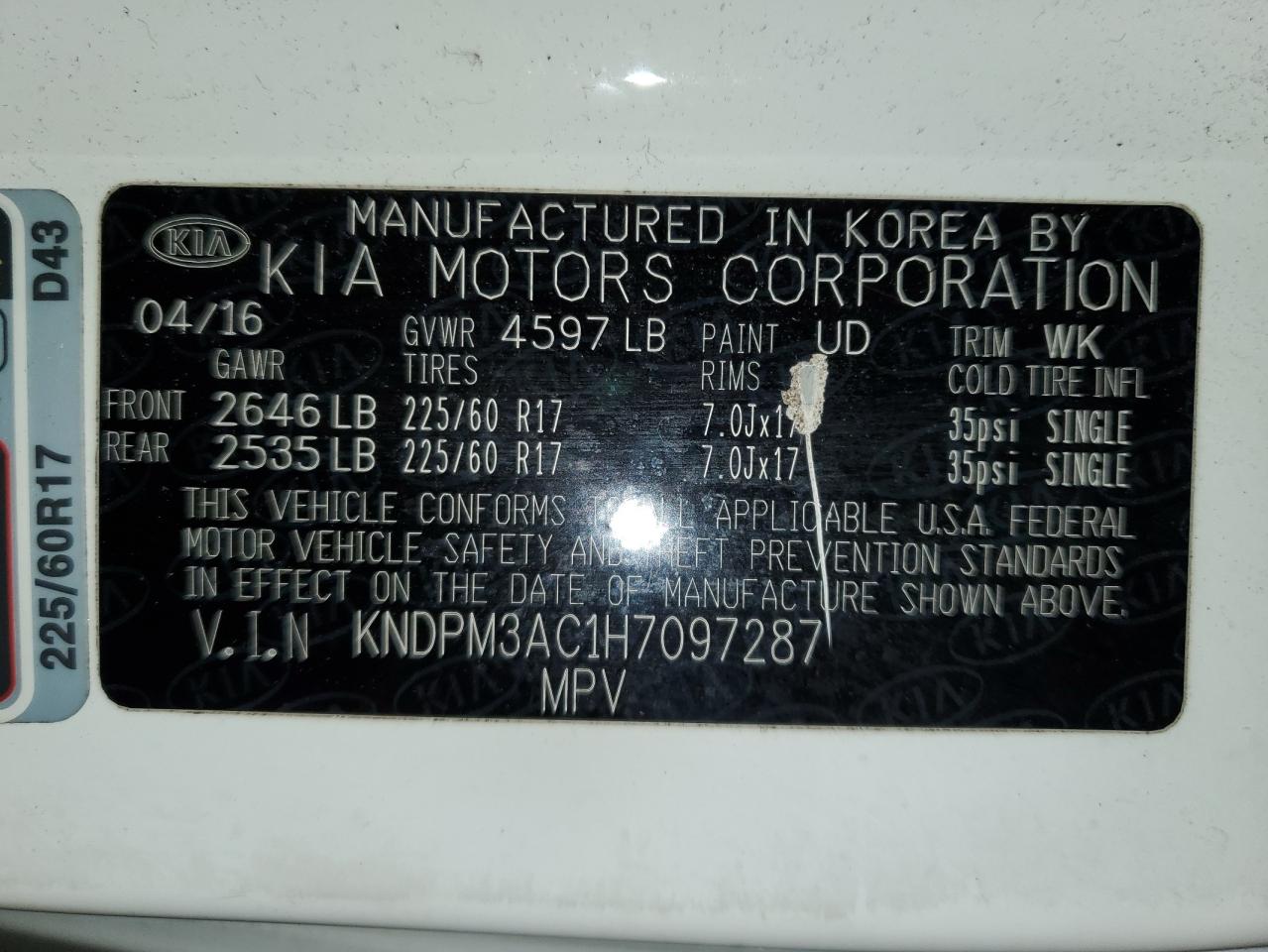 2017 Kia Sportage - Image 13