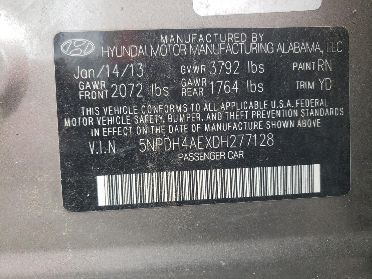 2013 Hyundai Elantra - Image 12
