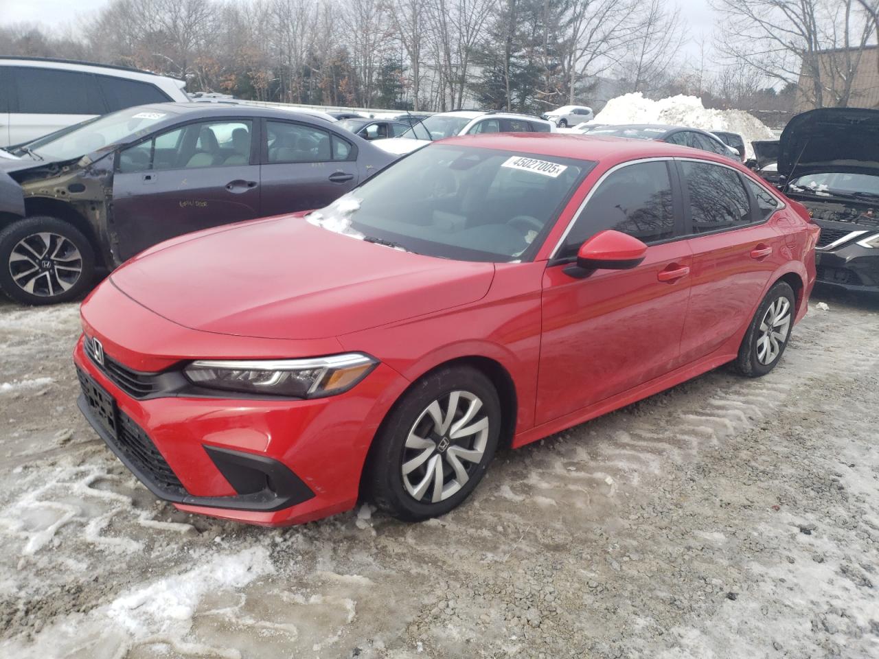 2022 Honda Civic Lx en Venta en North Billerica, MA - Front End