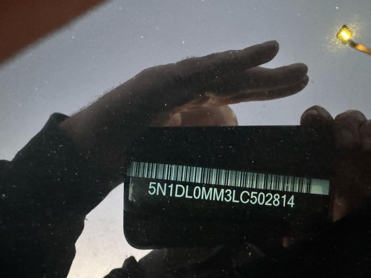 2020 Infiniti Qx60 Luxe VIN: 5N1DL0MM3LC502814 Lot: 44074355