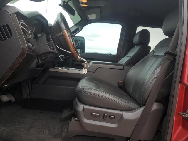 Pickups FORD F350 2015 Czerwony