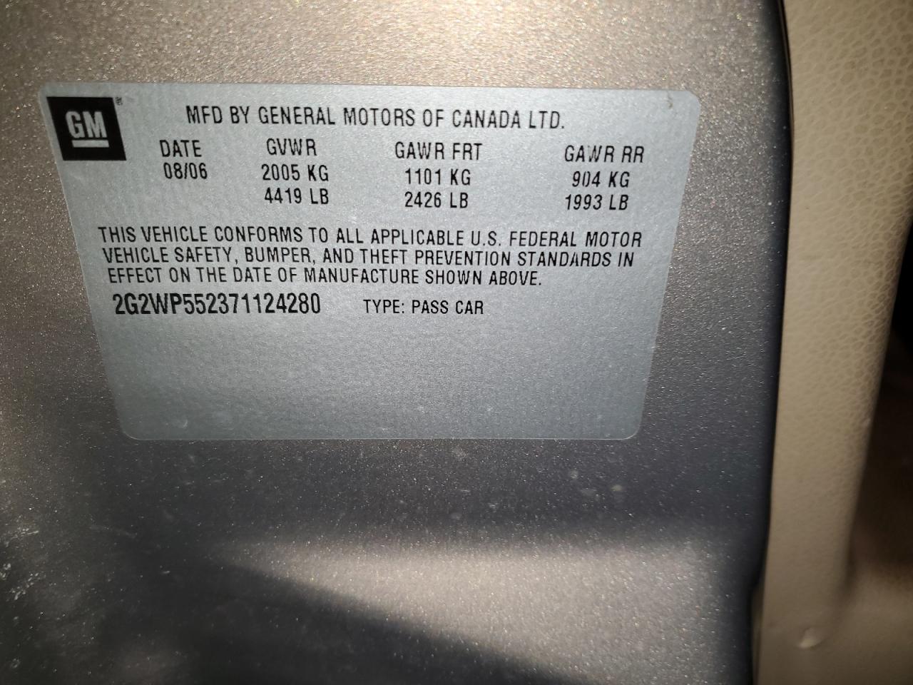 2007 Pontiac Grand Prix - Image 14