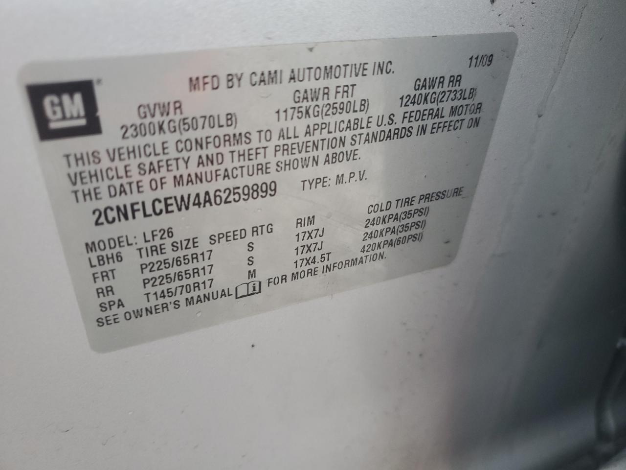 2010 Chevrolet Equinox - Image 13