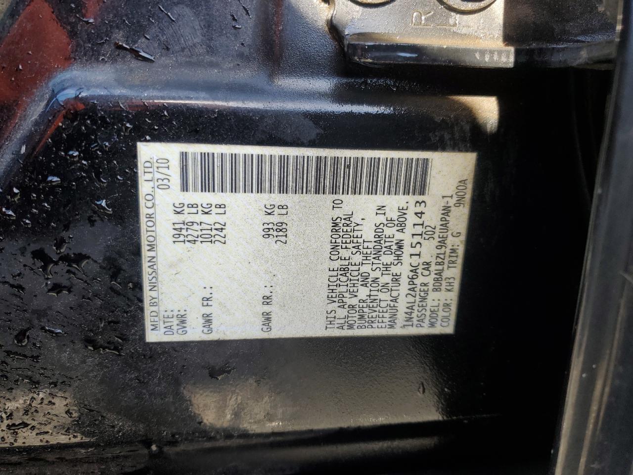 2010 Nissan Altima - Image 12