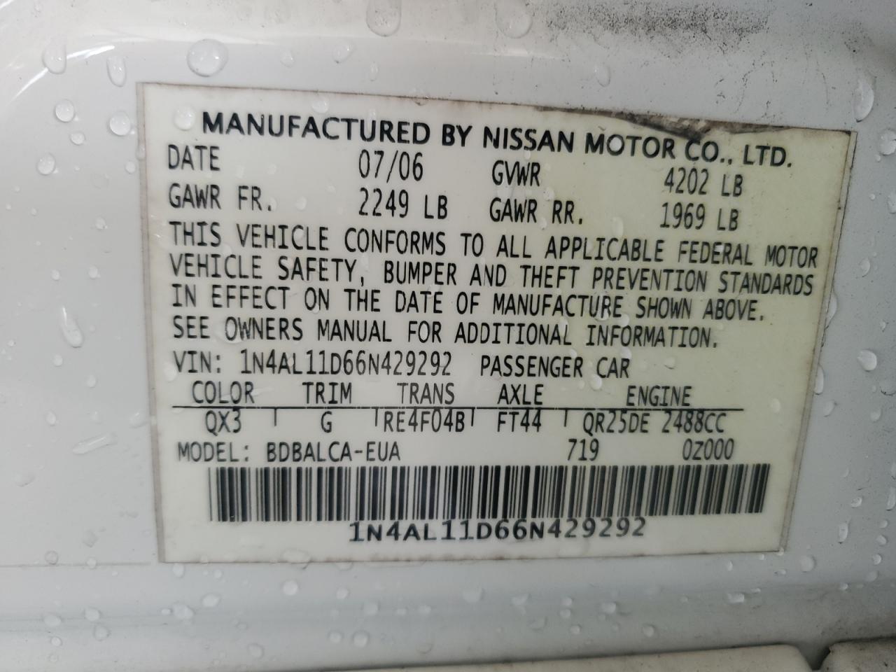 2006 Nissan Altima - Image 12
