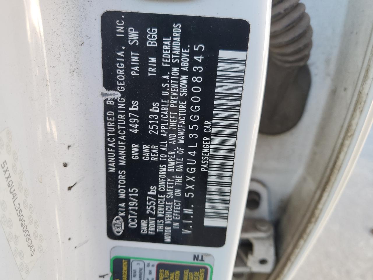 2016 Kia Optima - Image 15