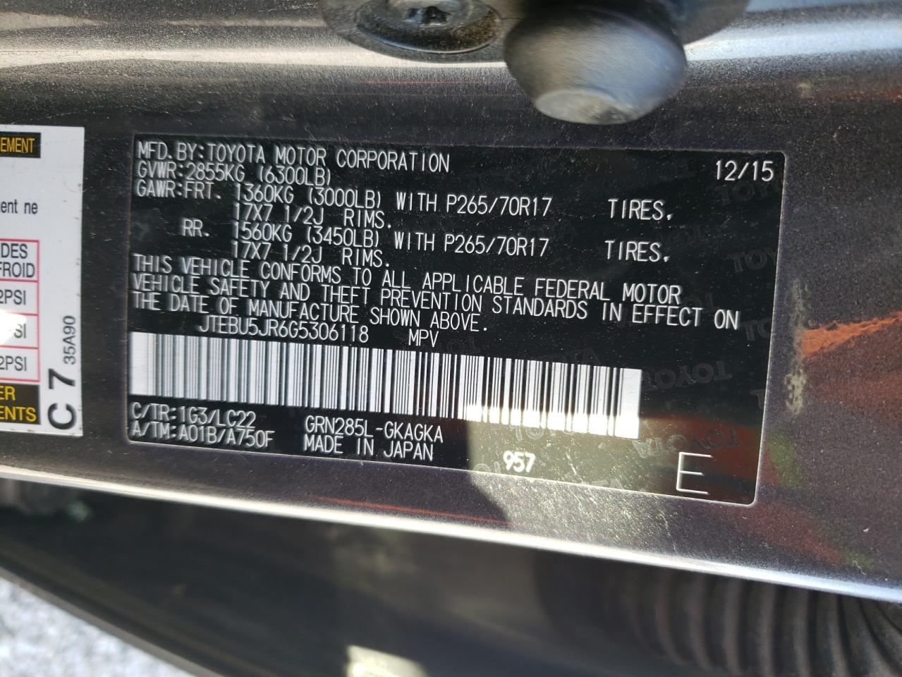 2016 Toyota 4Runner - Image 15