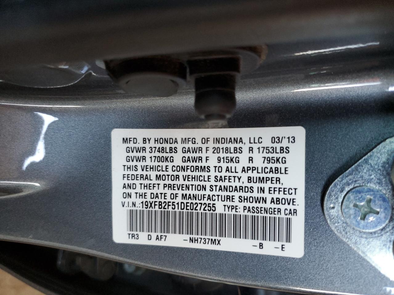 2013 Honda Civic - Image 12