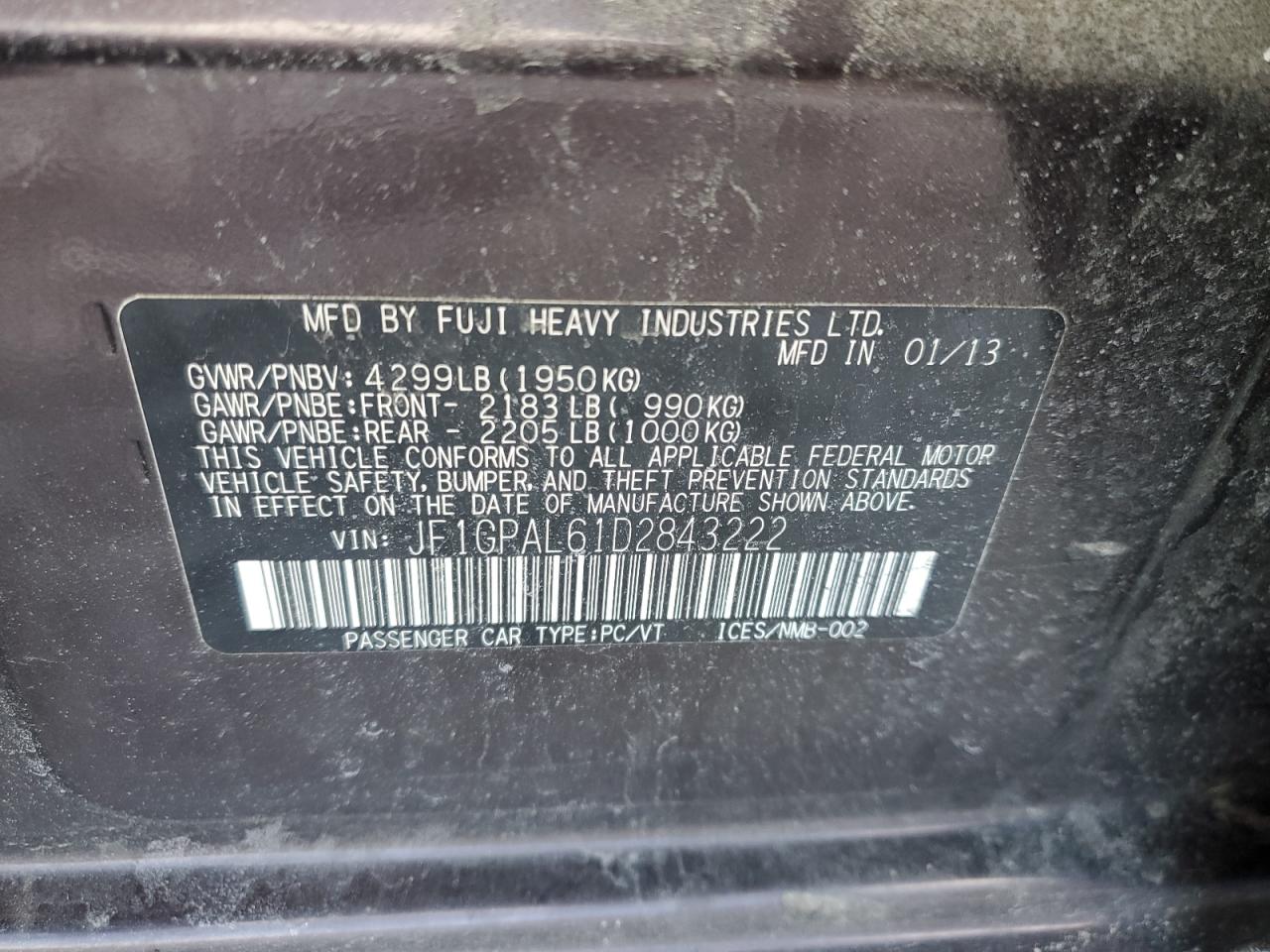 2013 Subaru Impreza - Image 14