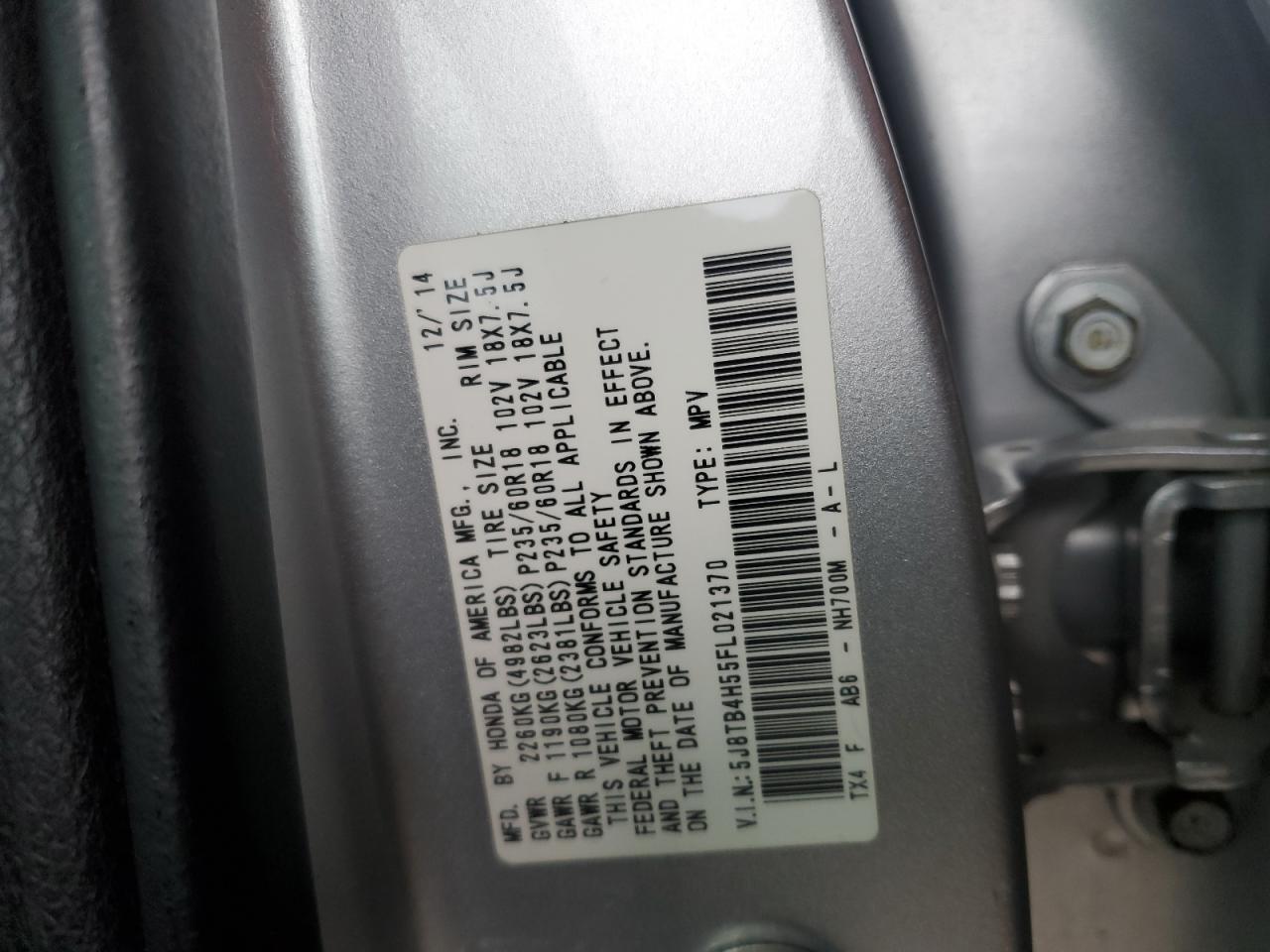 2015 Acura RDX - Image 14