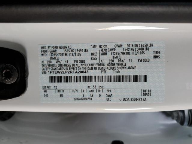 2024 FORD F150 STX  