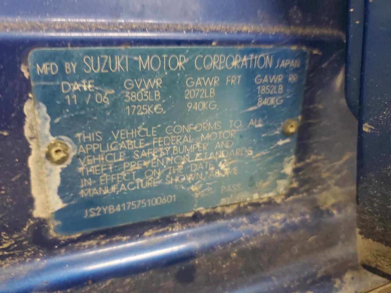 2007 Suzuki SX4 - Image 13