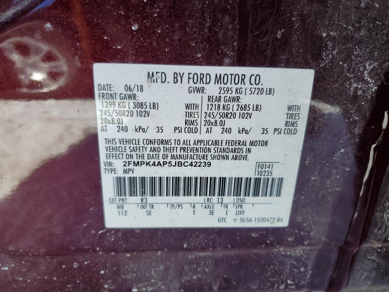 2018 Ford Edge - Image 13