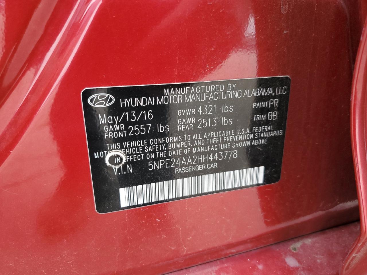 2017 Hyundai Sonata - Image 12