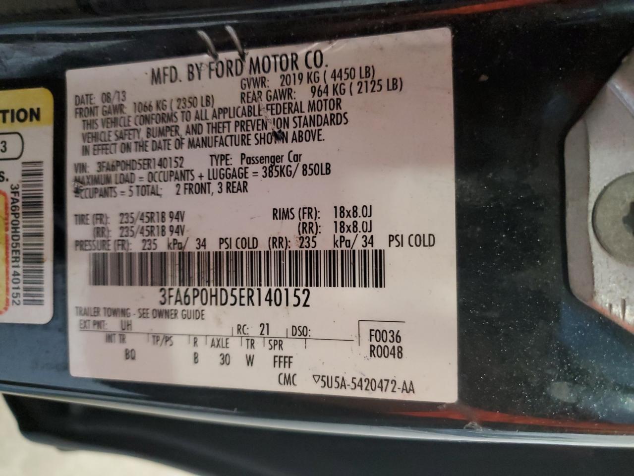 2014 Ford Fusion - Image 14