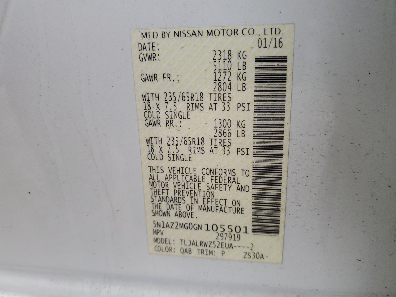 2016 Nissan Murano - Image 14