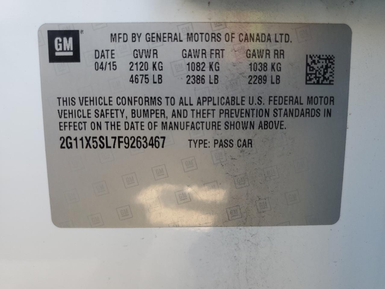 2015 Chevrolet Impala - Image 12