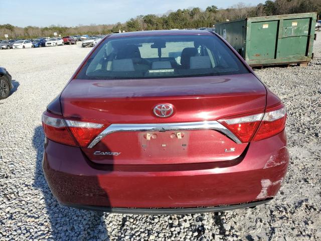  TOYOTA CAMRY 2017 Czerwony