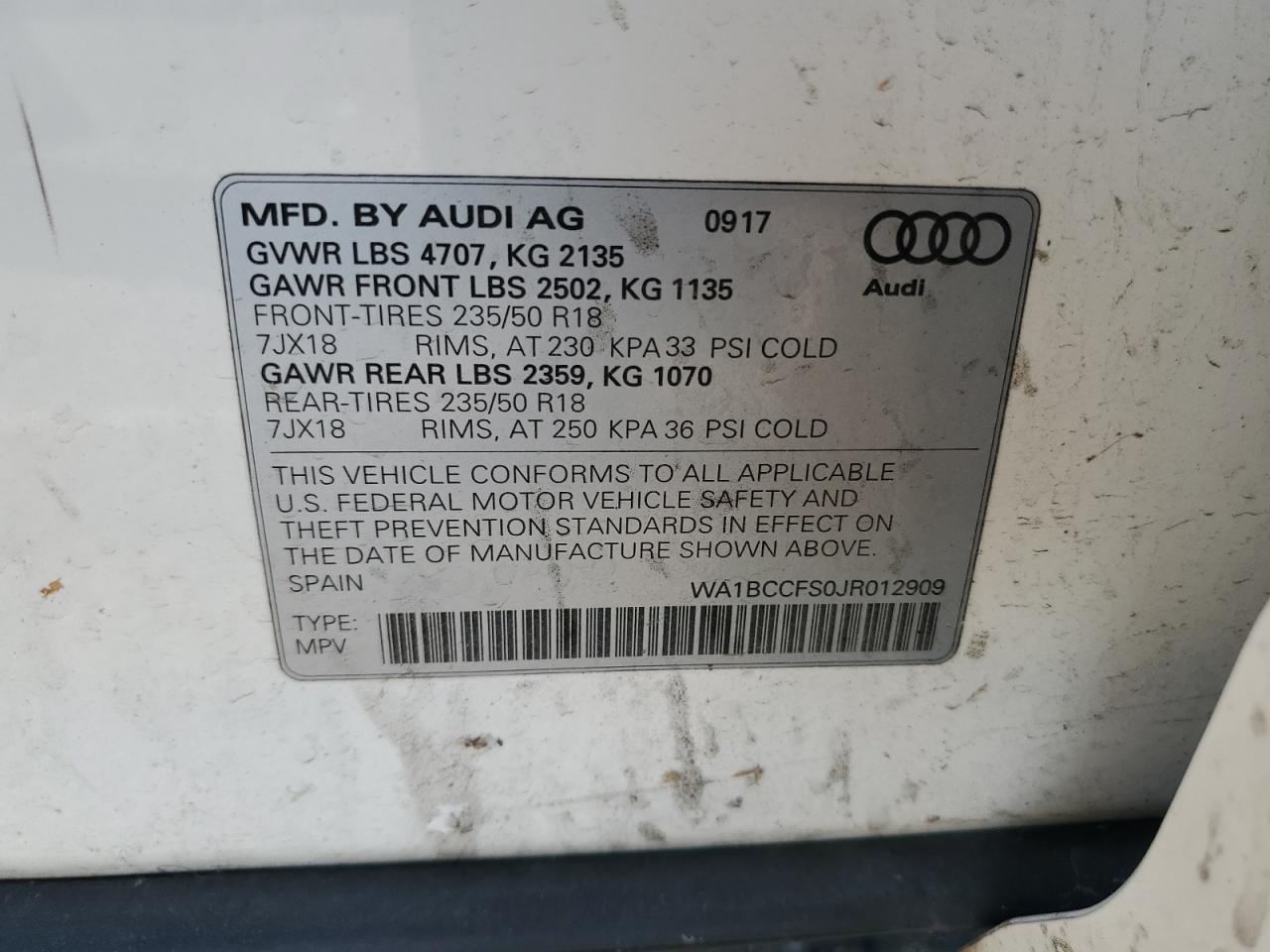 2018 Audi Q3 - Image 13