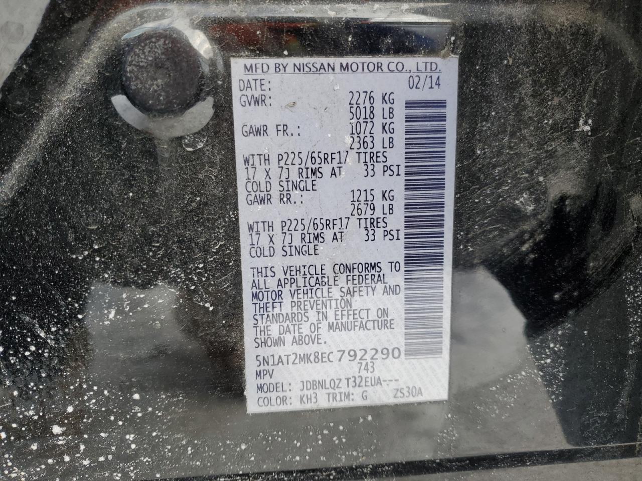 2014 Nissan Rogue - Image 14