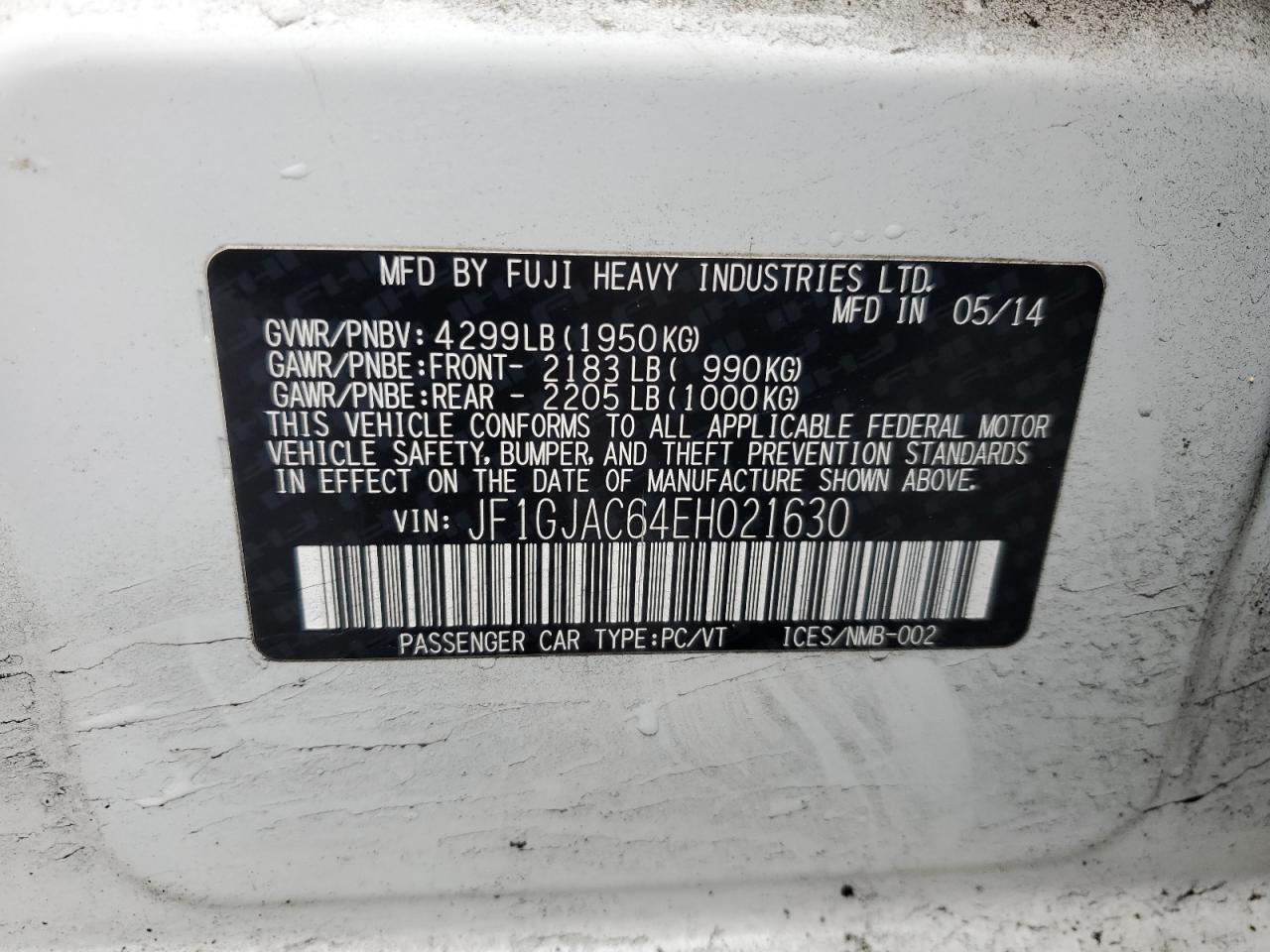 2014 Subaru Impreza - Image 12