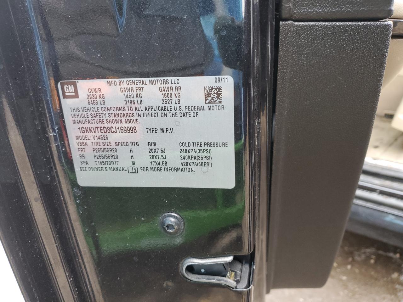 2012 GMC Acadia - Image 13