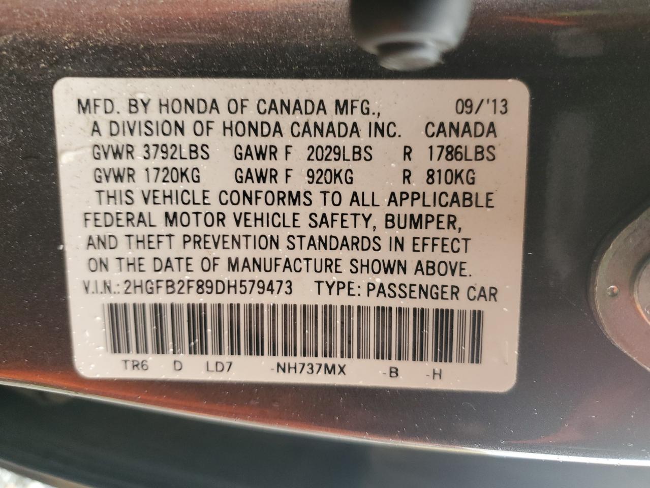2013 Honda Civic - Image 12