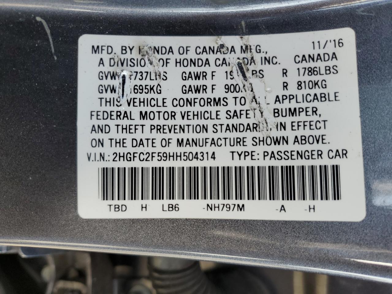 2017 Honda Civic - Image 14