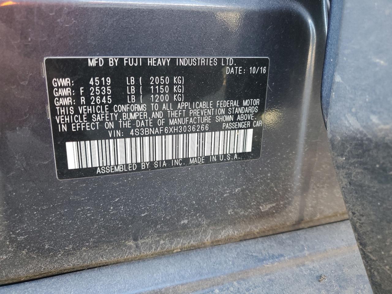 2017 Subaru Legacy - Image 14