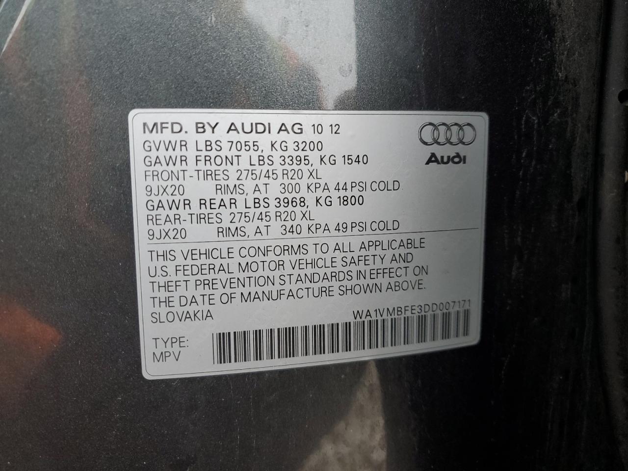 2013 Audi Q7 - Image 13