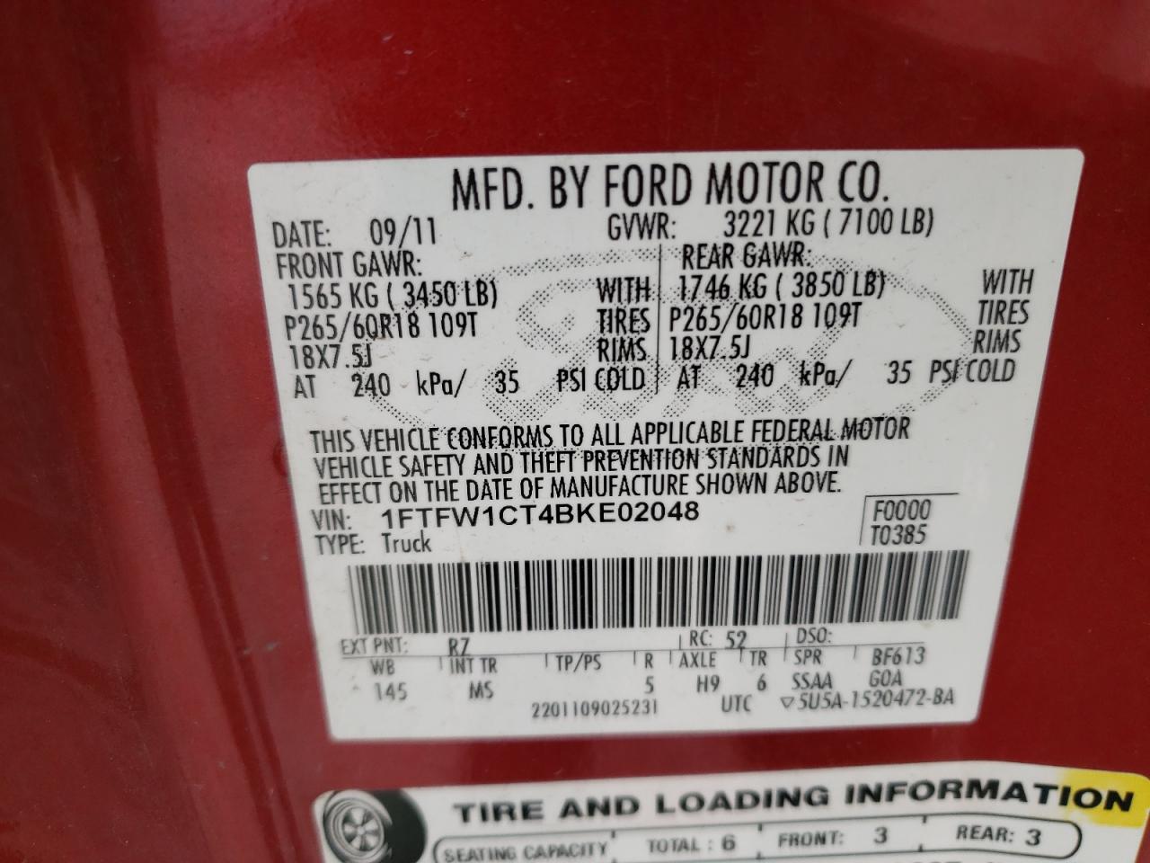 2011 Ford F-150 - Image 12