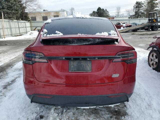  TESLA MODEL X 2023 Красный