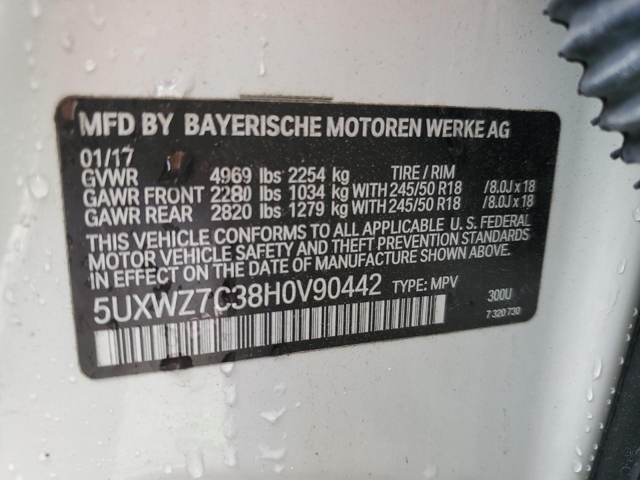 2017 BMW X3 - Image 14