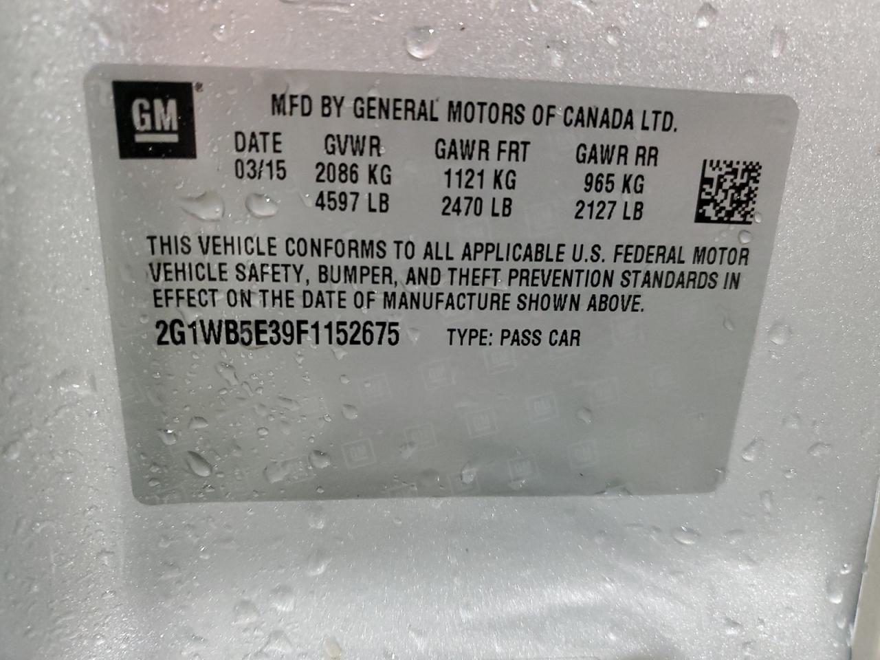 2015 Chevrolet Impala - Image 12