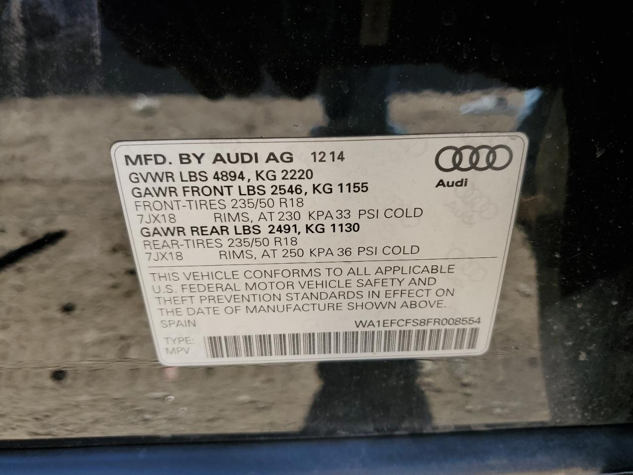 2015 Audi Q3 - Image 13