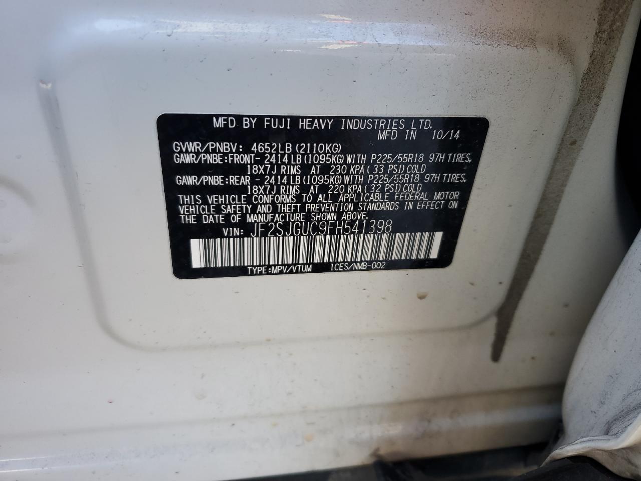 2015 Subaru Forester - Image 15