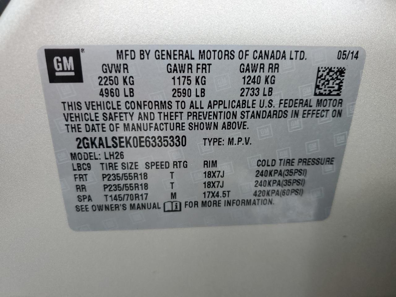 2014 GMC Terrain - Image 14