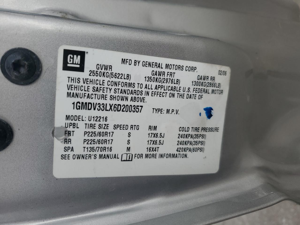 2006 Pontiac Montana - Image 13