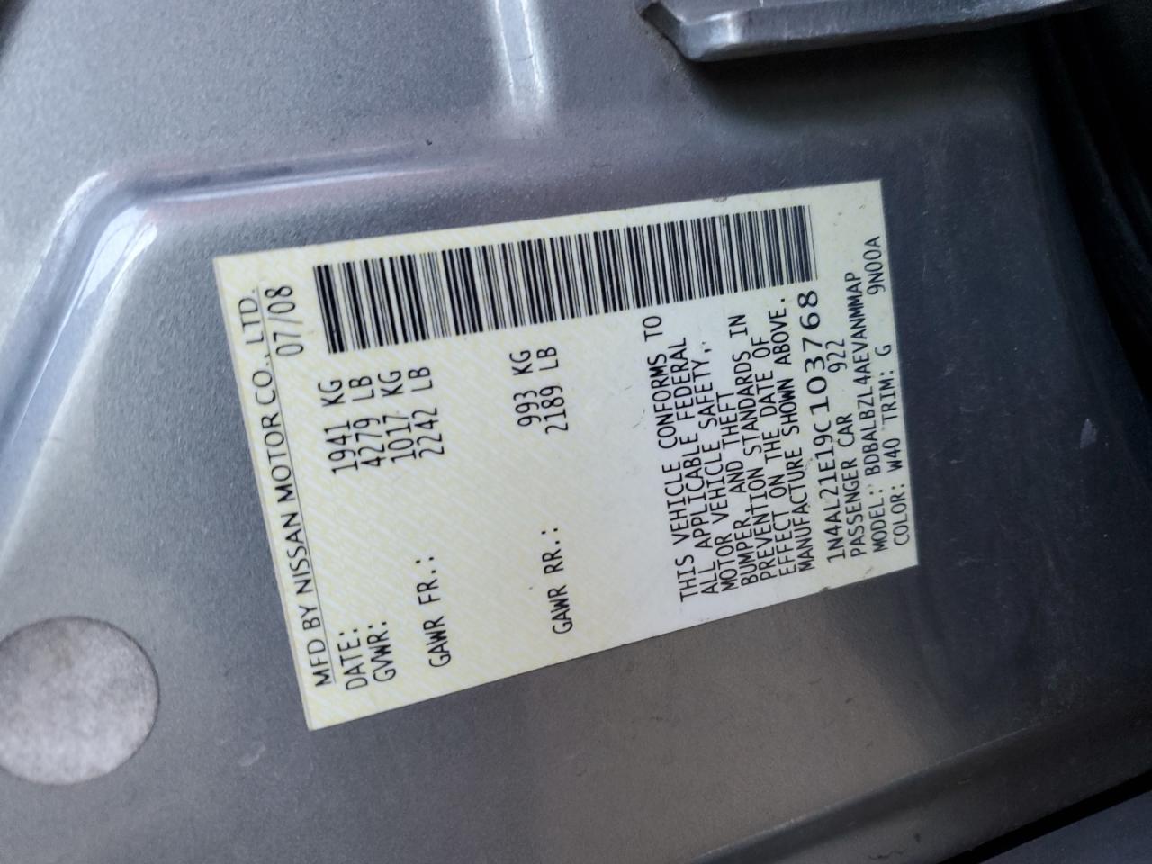 2009 Nissan Altima - Image 12