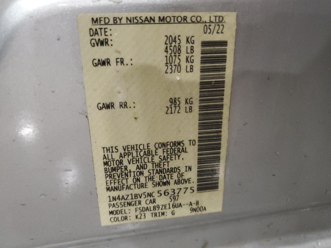 2022 Nissan Leaf - Image 14