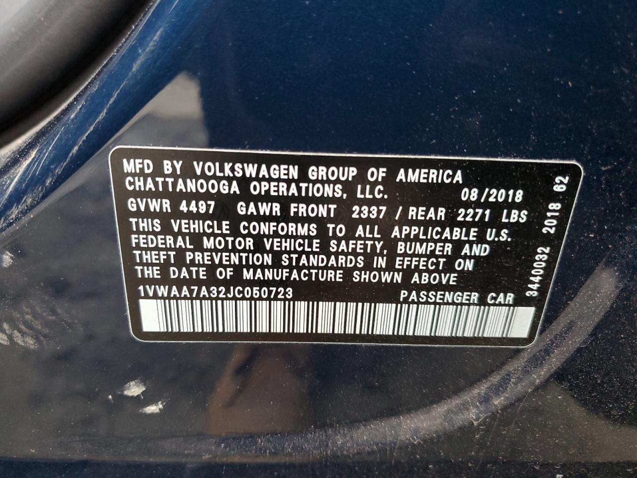 2018 Volkswagen Passat - Image 13