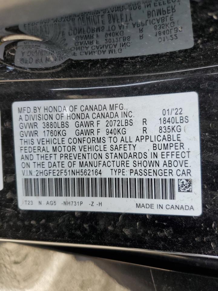 2022 Honda Civic - Image 12