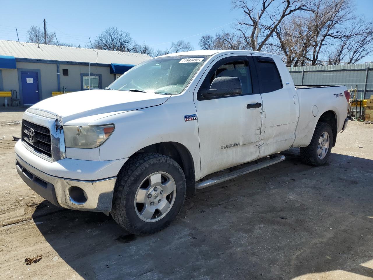 2007 Toyota Tundra Double Cab Sr5 na sprzedaż w Wichita, KS - Side