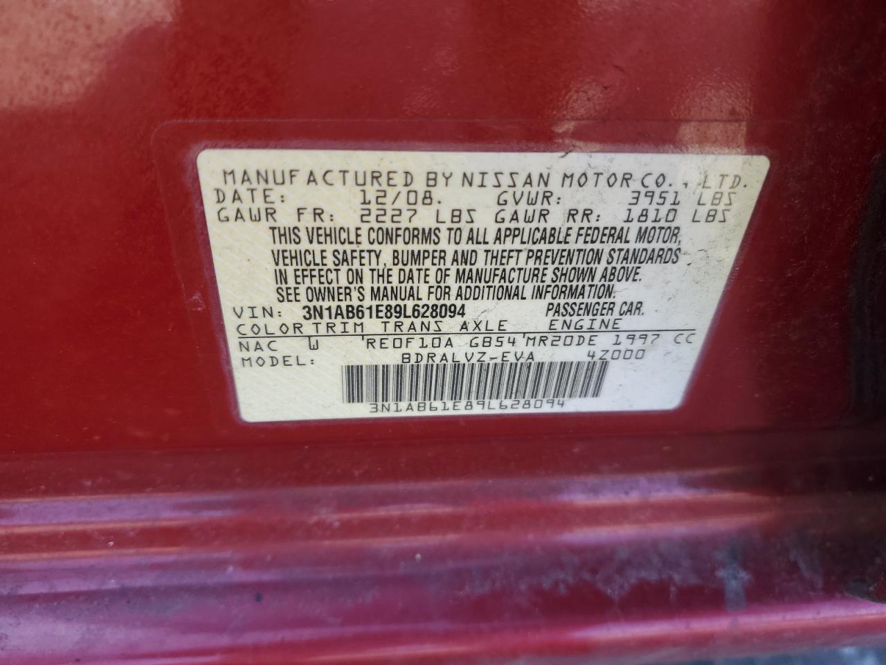2009 Nissan Sentra - Image 12