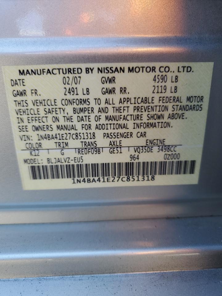 2007 Nissan Maxima - Image 12