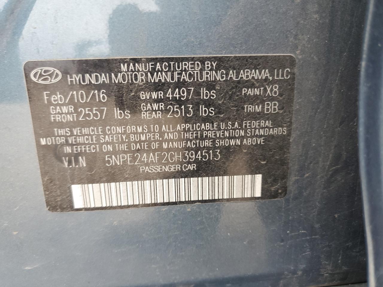 2016 Hyundai Sonata - Image 12