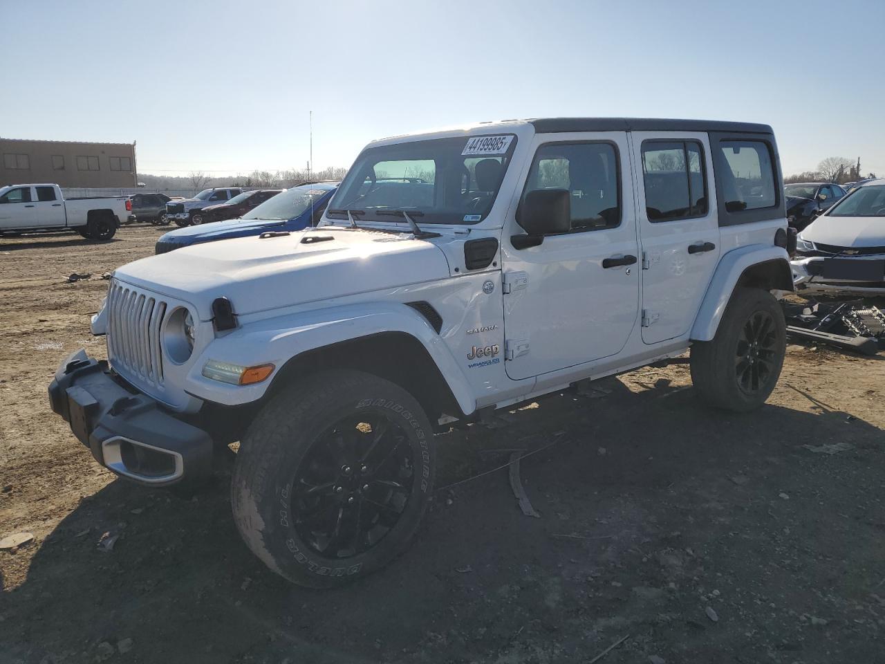 2021 Jeep Wrangler Unlimited Sahara 4Xe للبيع في Kansas City، KS - Rear End