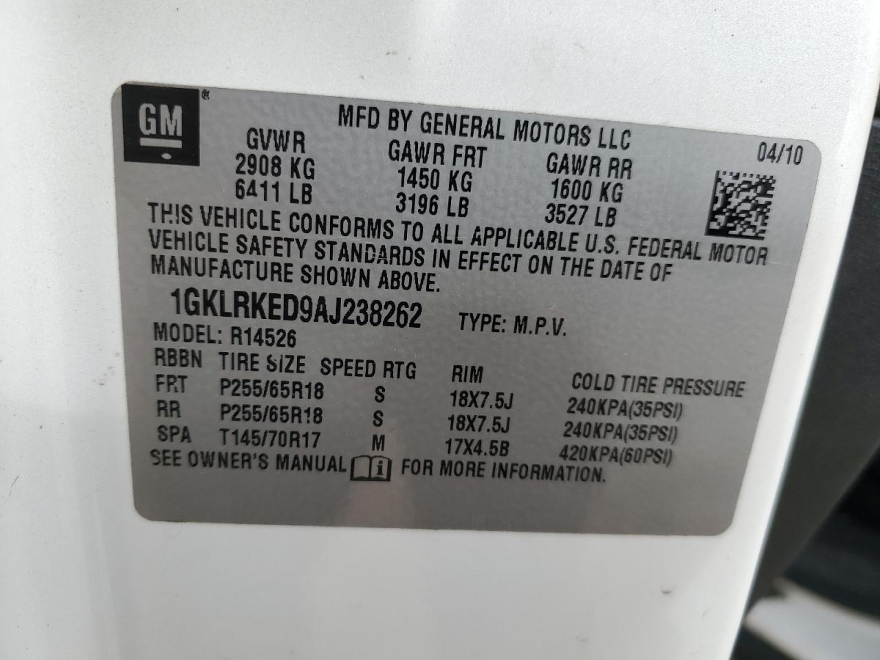 2010 GMC Acadia - Image 16