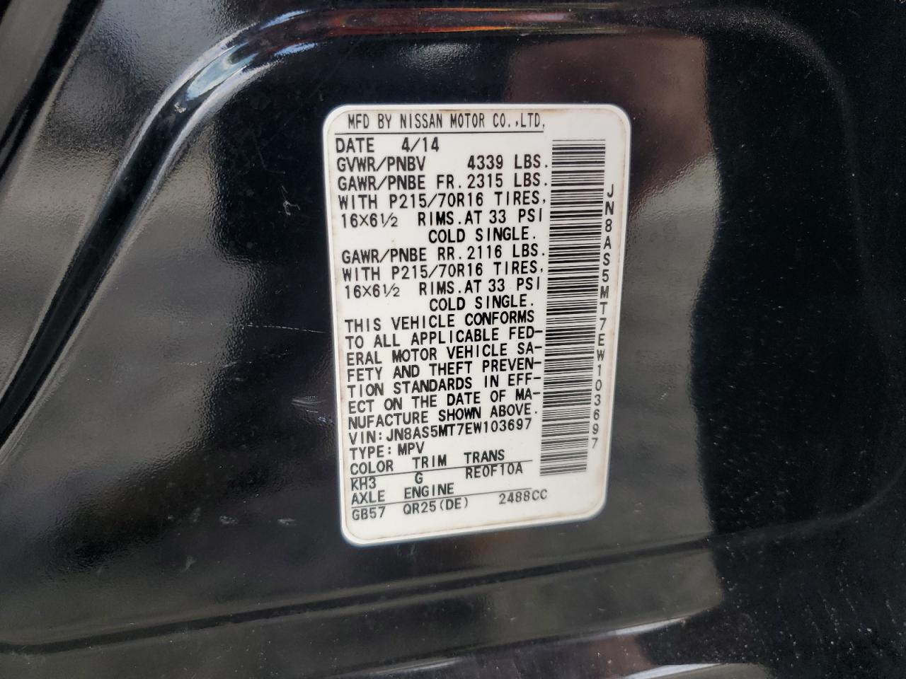 2014 Nissan Rogue - Image 14